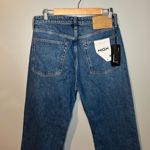 NWT Rag & Bone Maya High Rise Cropped Flare Rye Harbor - Picture 6 of 15